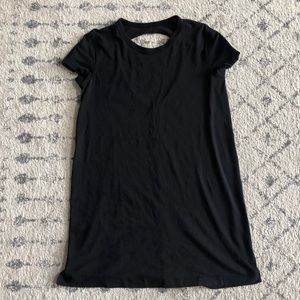 Black Lululemon Open Backed Shift Dress